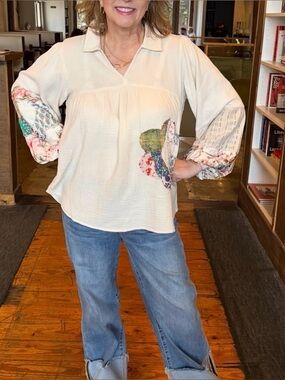 Easel top Patchwork Boho NWT